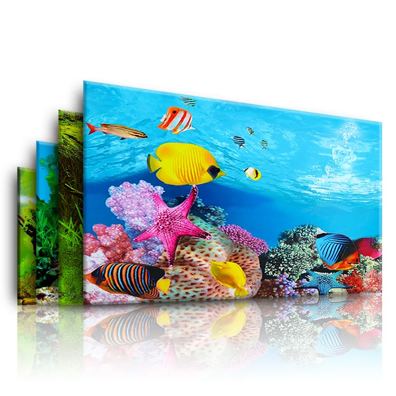Aquarium Fish Tank Price - Tło do akwarium 3d naklejka plakat