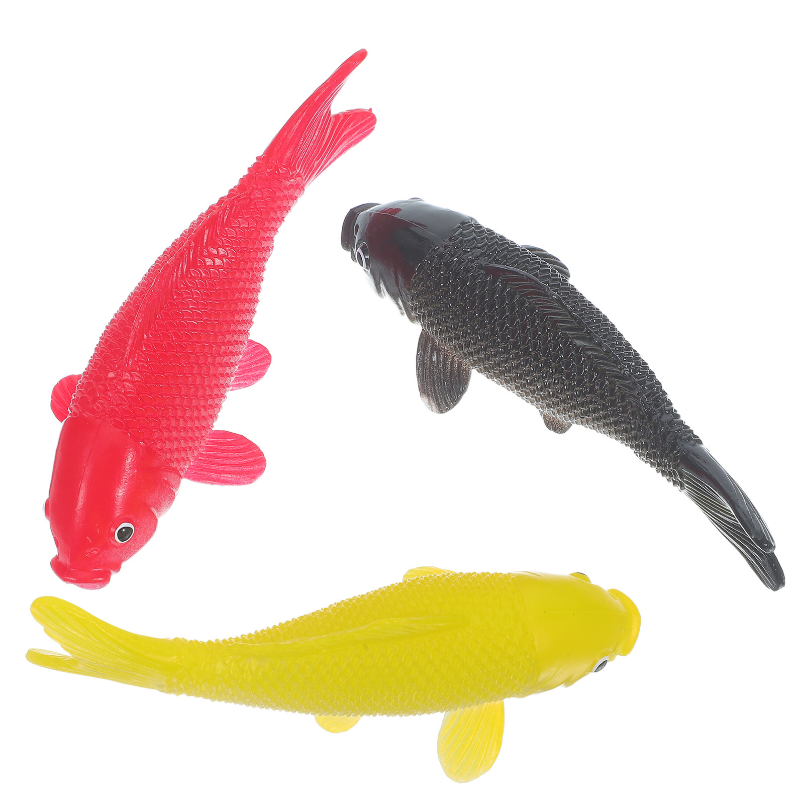 Aquarium Goldfish - 3 szt. Realistyczne plastikowe figurki ryb,