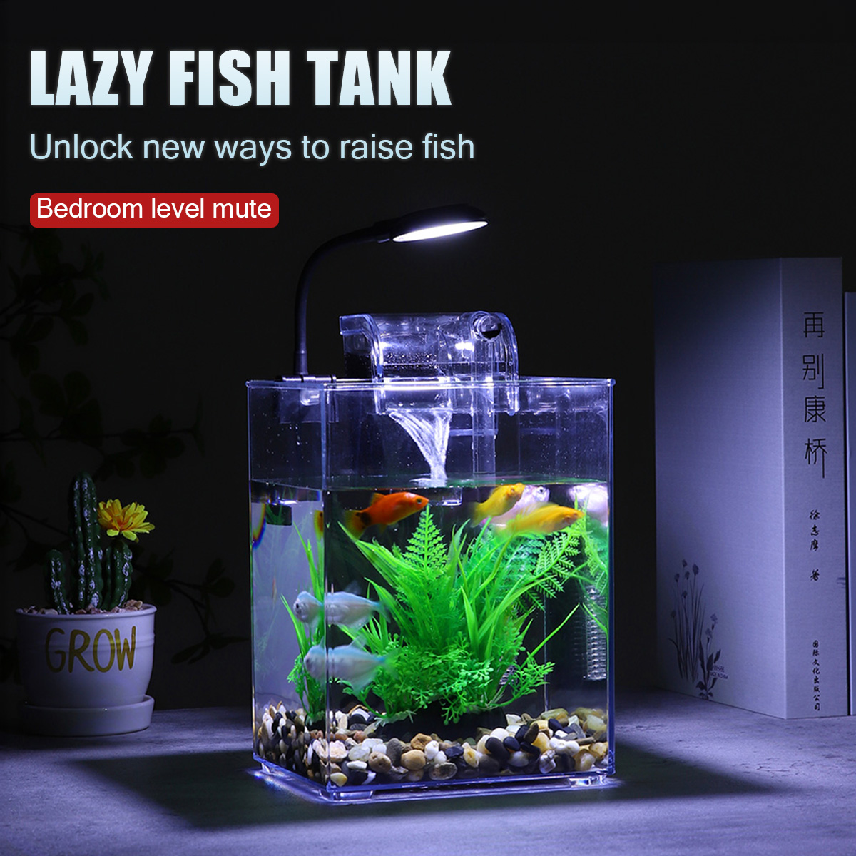 Aquarium Goldfish - Pulpit, USB zestaw do akwarium-łatwy w