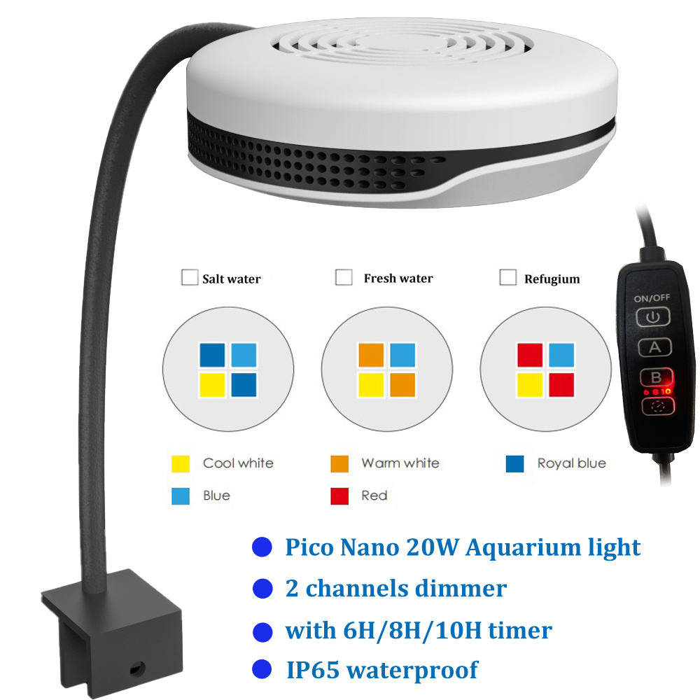 Refugium Light Nano - Przystawiana lampa akwariowa LED 20W Spectra
