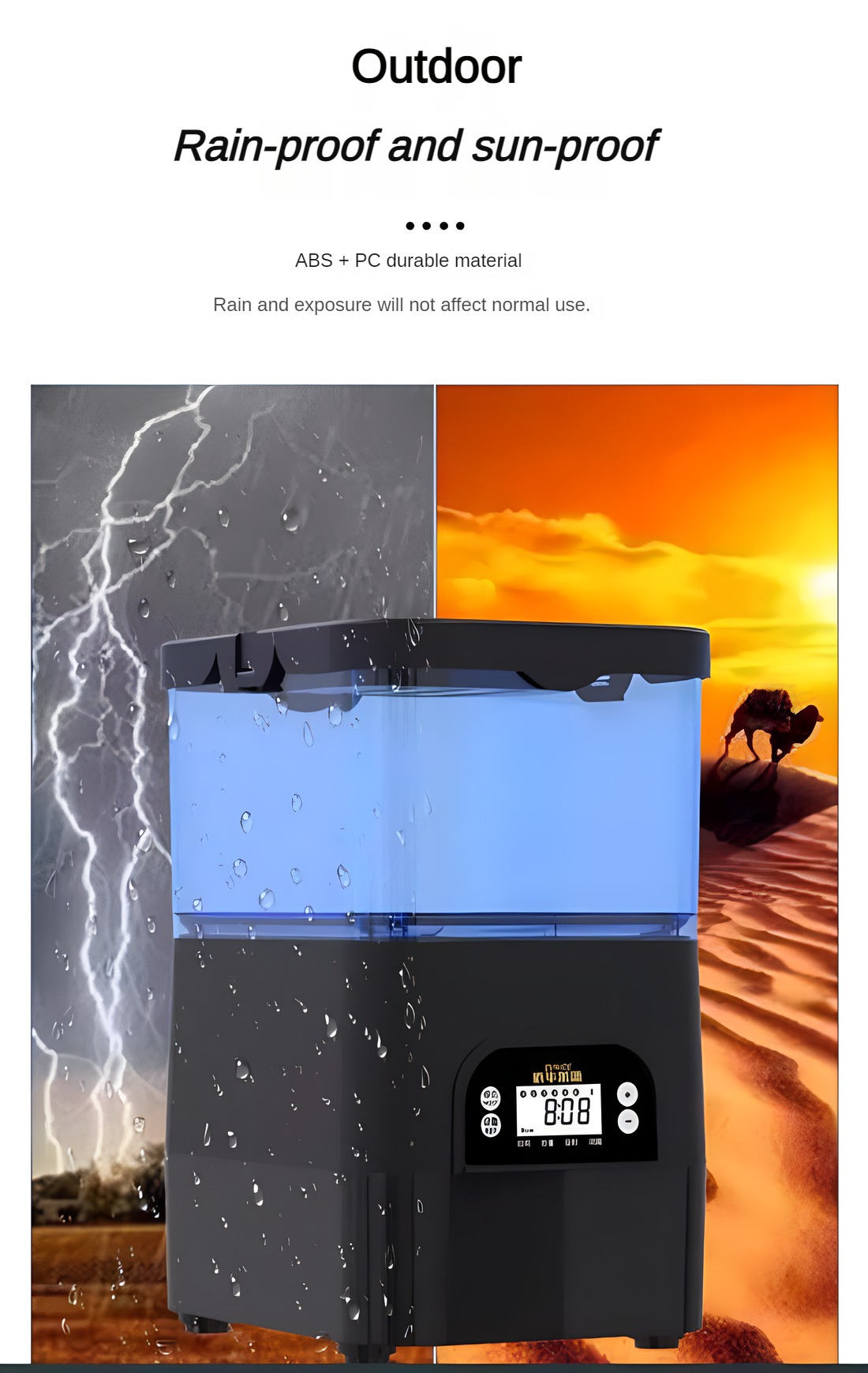 Automatyczny karmnik solarny E – Aquarium Fish Auto Feeder recenzja i cena