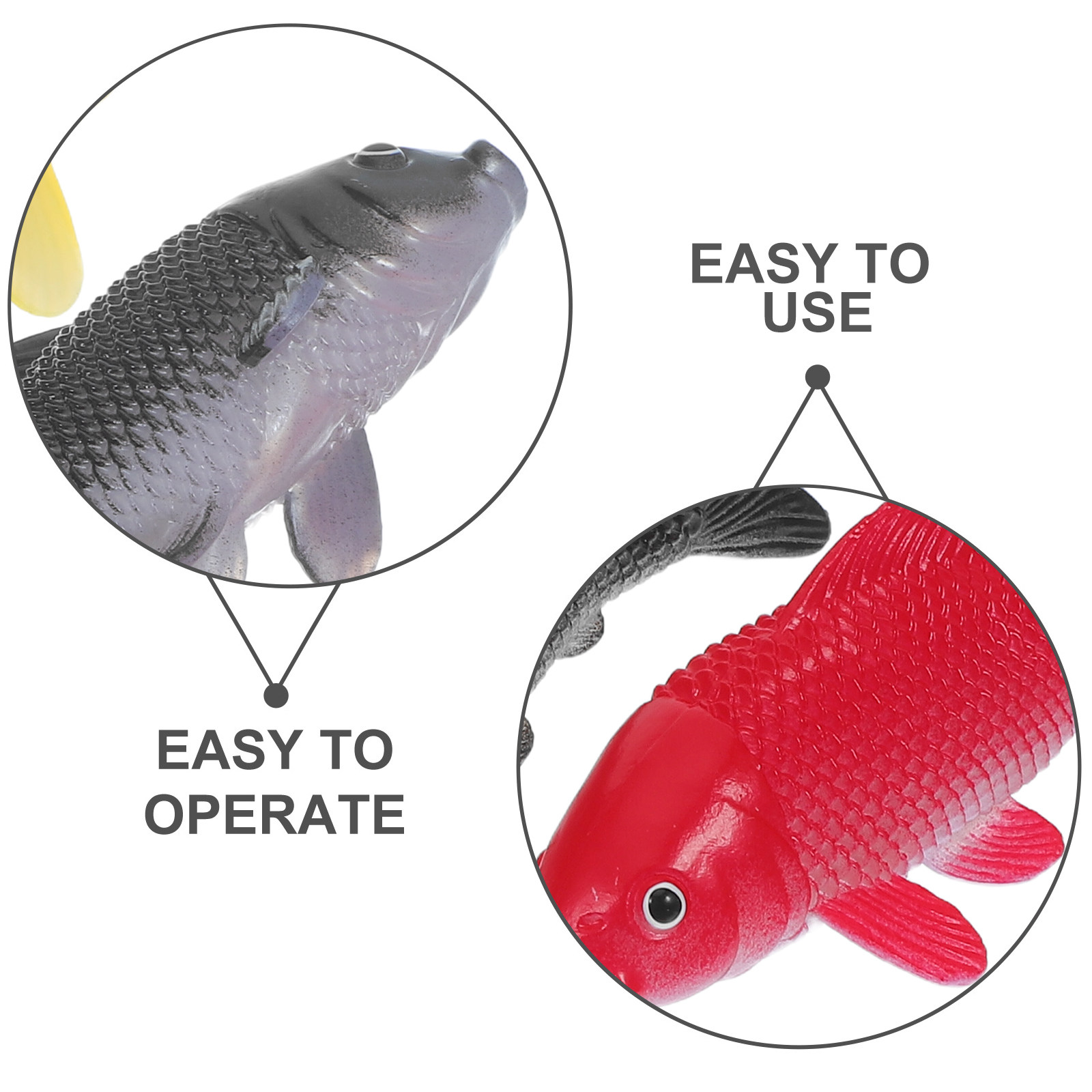 3 szt. Realistyczne plastikowe – Aquarium Goldfish recenzja i cena