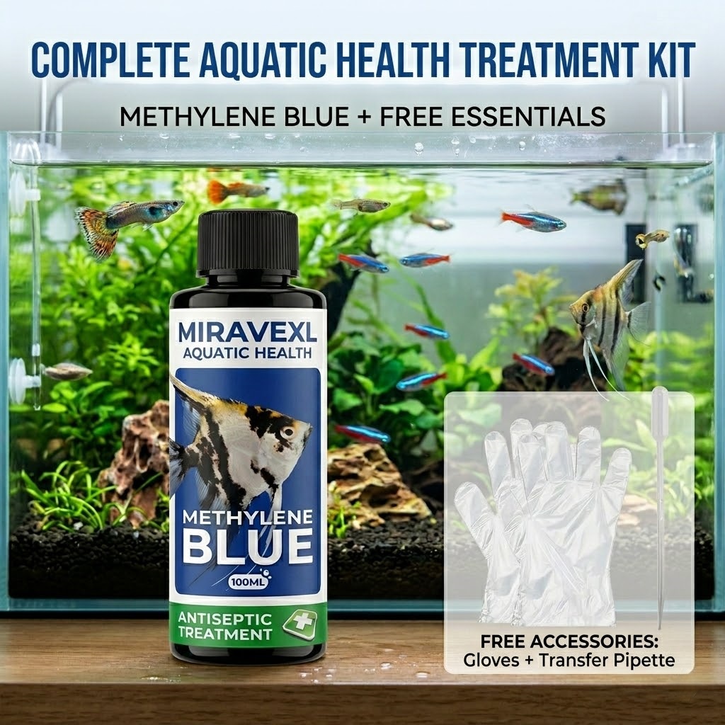100ml Niebieski Metylent Akwar – Aquarium Fish Parasites recenzja i cena