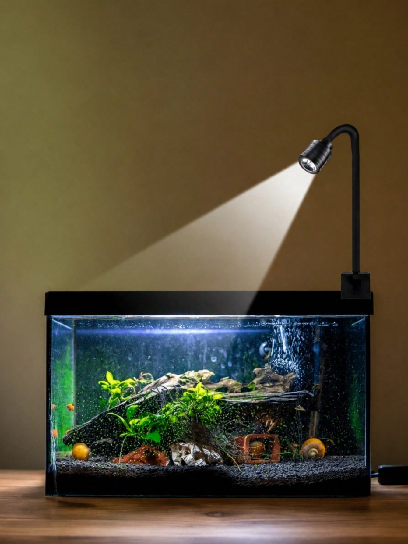 Lampki akwariowe USB, reflekto – Aquarium Goldfish recenzja i cena