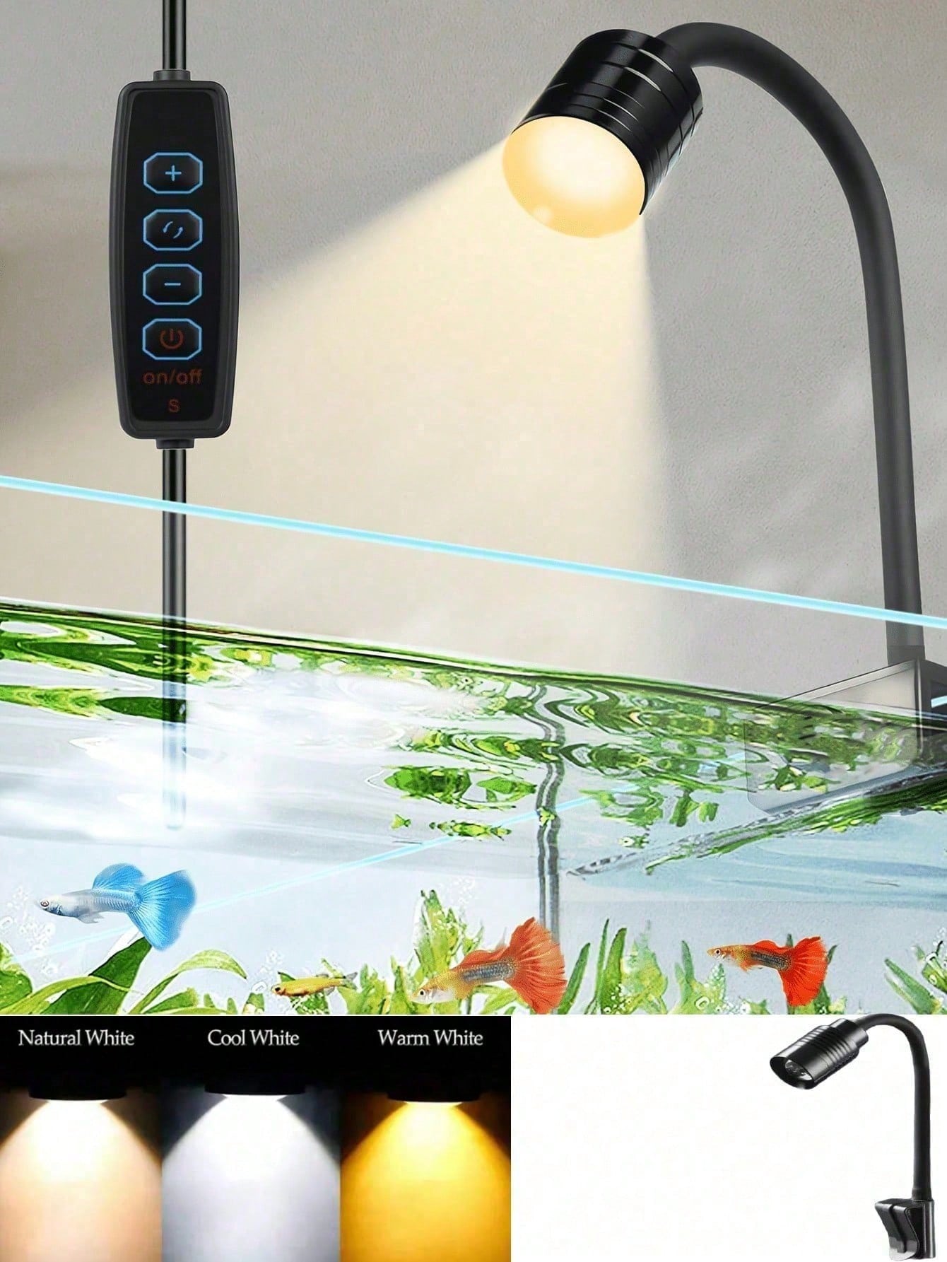 Lampki akwariowe USB, reflekto – Aquarium Goldfish recenzja i cena
