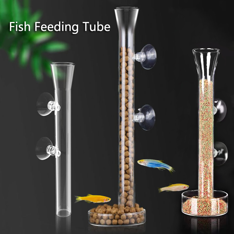 Szklane akwarium podajnik Tube – Aquarium Fish Auto Feeder recenzja i cena