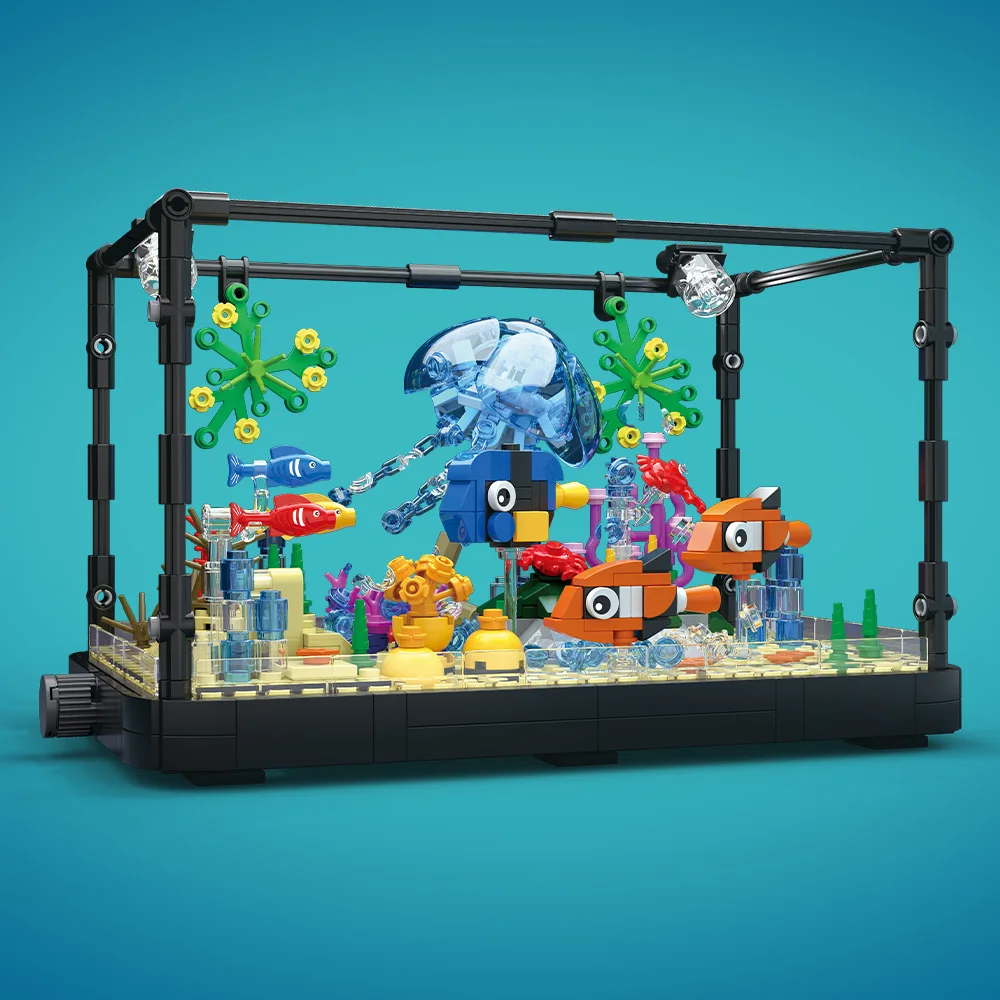 Zestaw klocków do budowy akwar – Aquarium Fish Fishing recenzja i cena