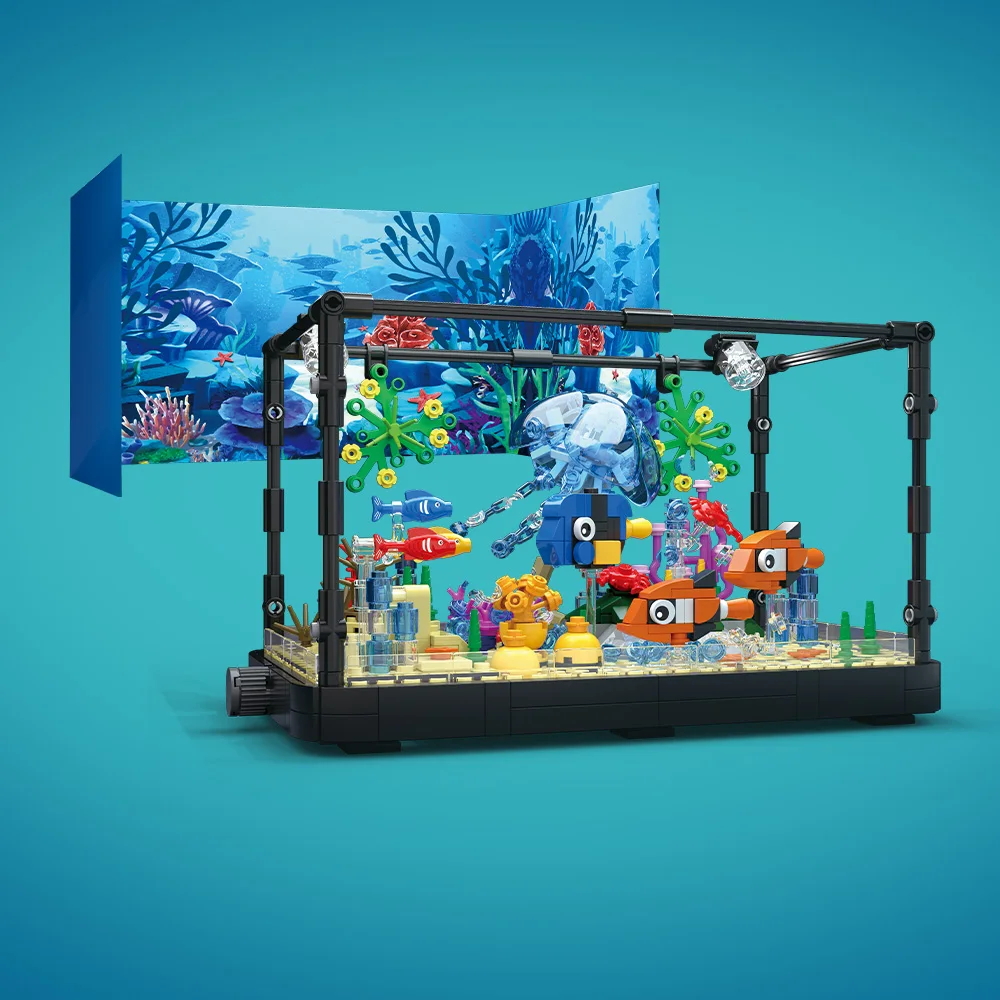 Zestaw klocków do budowy akwar – Aquarium Fish Fishing recenzja i cena