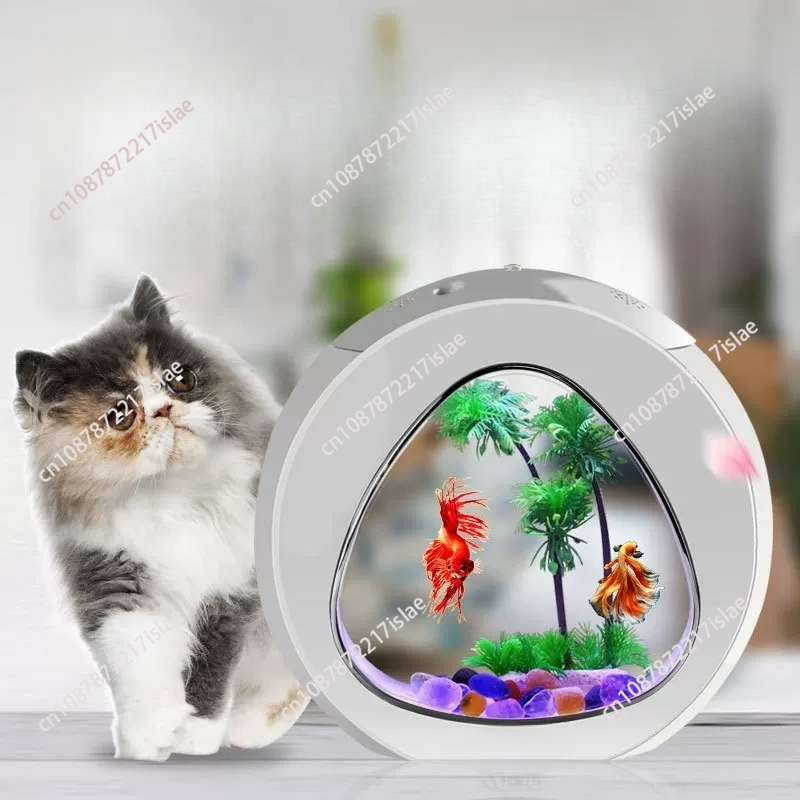 Małe akrylowe akwarium na biur – Aquarium Goldfish recenzja i cena