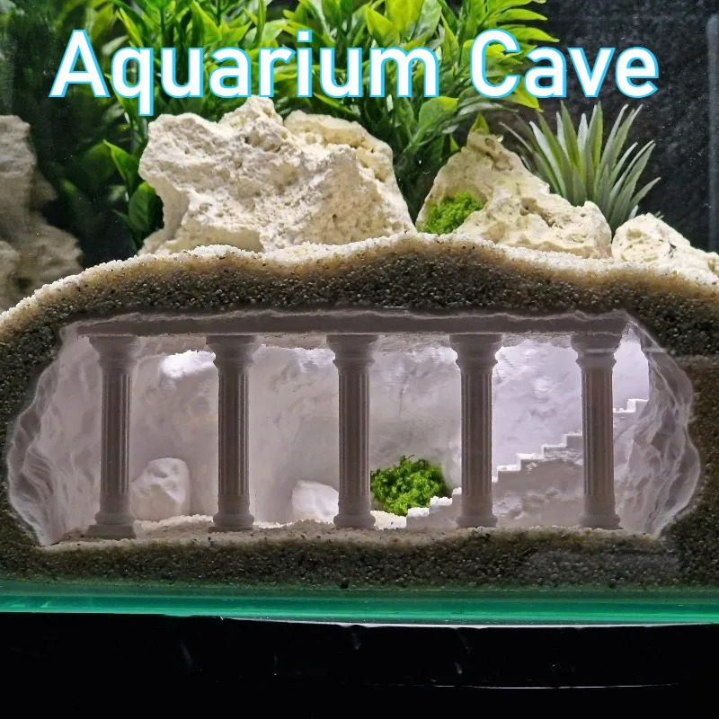 Drukowana w 3D jaskinia do akw – Aquarium Fish Hide recenzja i cena